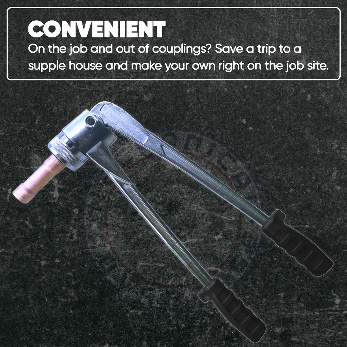 Mechanical Advantage Premium Tube Expander Manual Swage Hand Tool wit
